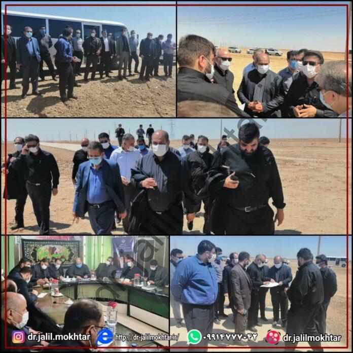 بازدید میدانی و تشکیل جلسه مدیران اتحادیه های شهرک صنعتی کشور